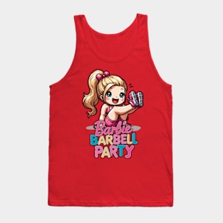 Barbie Barbell Party Tank Top